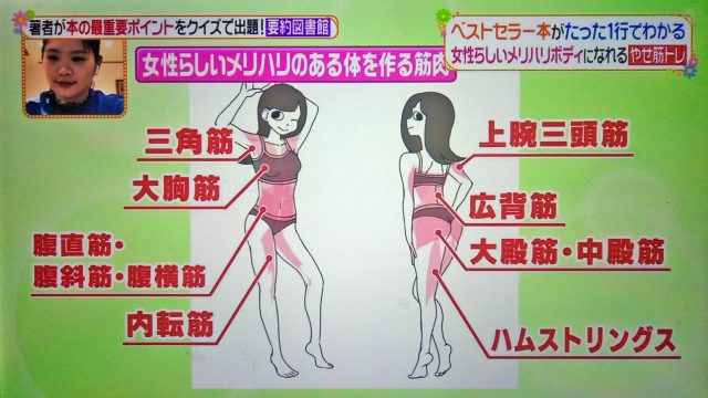 【ヒルナンデス】やせ筋トレ姿勢リセットのやり方|とがわ愛さんが教えるダイエット法