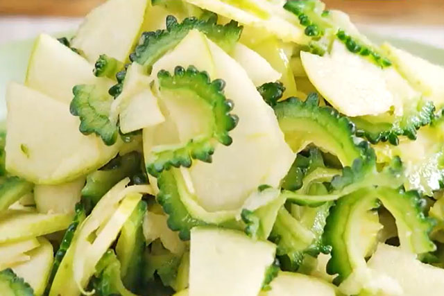 【沸騰ワード10】ゴーヤとリンゴの味噌サラダの作り方 志麻さんレシピ(2024年11月1日)