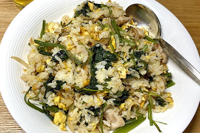 【相葉マナブ】ほうれん草のチャーハンのレシピ 菰田欣也シェフ直伝