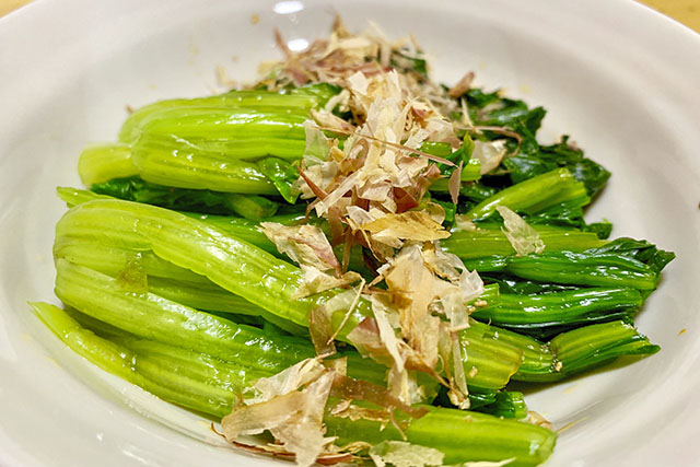 【相葉マナブ】くるくるほうれん草のまるごとペペロンチーノのレシピ 原田慎次シェフ直伝