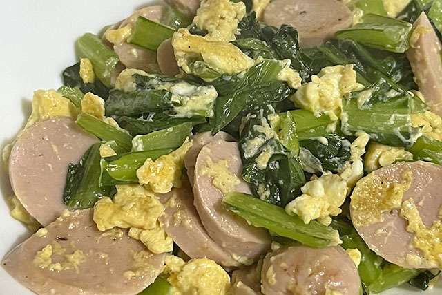 【相葉マナブ】ほうれん草の玉子炒めのレシピ 千葉県袖ケ浦市のほうれん草農家直伝