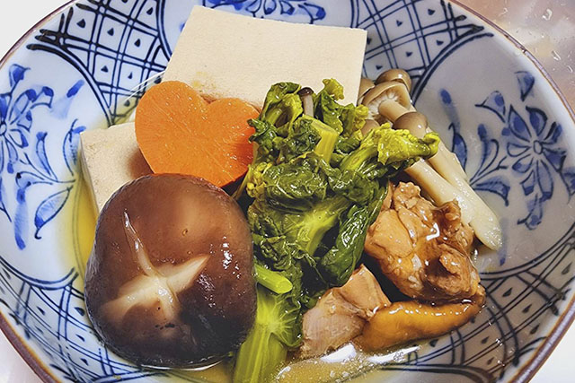 【きょうの料理】高野豆腐の肉詰めと菜の花の煮物のレシピ 杉本節子さんのおばんざい春おかず