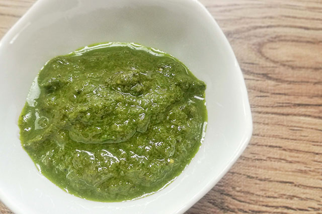 【きょうの料理】緑の万能ソースのレシピ(パセリペースト)鈴木弥平シェフ直伝