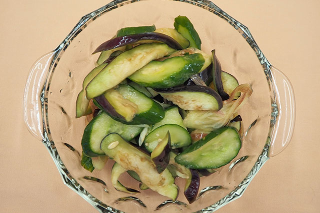 【あさイチ】蒸しなすときゅうりの香味和えのレシピ(井原裕子)朝イチみんなゴハンだよ