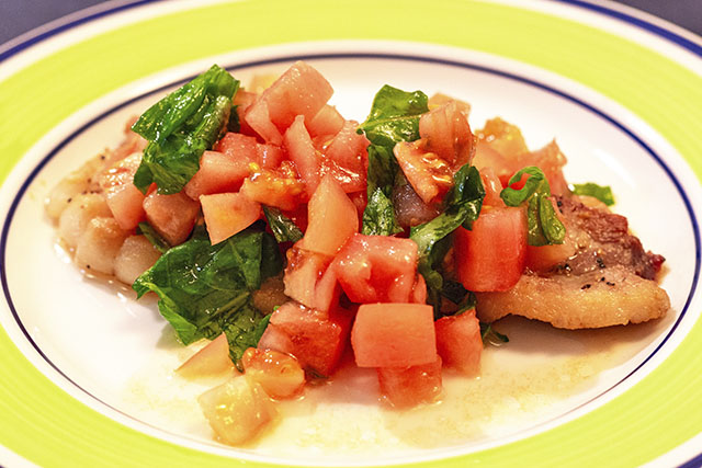 【あさイチ】豚ロース肉のソテー春野菜ソースのレシピ(音羽創)朝イチみんなごはんだよ