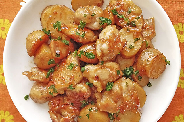 【DAIGOも台所】鶏と新じゃがいものバルサミコ風味のレシピ マイルドな酸味