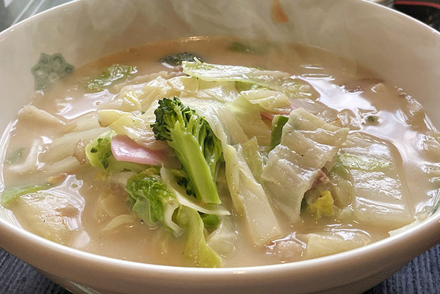 【マツコの知らない世界】とんこつラーメンのレシピ(大根おろし＆豆乳)松丸奨さんが教える学校給食の世界