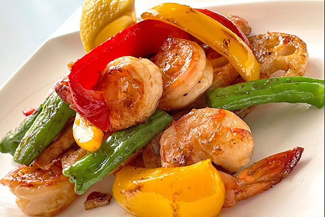 【きょうの料理】えびと春野菜の中華炒めのレシピ 菊池晋作シェフの中華料理
