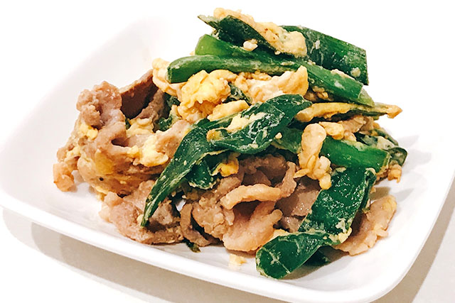 【きょうの料理】ふわとろ豚ニラ玉のレシピ 長谷川あかりさん春の卵レシピ