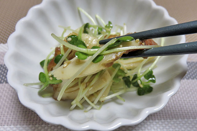 【きょうの料理】貝割れ菜のポン酢びたしのレシピ 大原千鶴さん野菜たっぷり時短ごはん