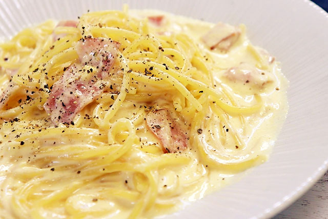 【きょうの料理】ワンボウルカルボナーラ風パスタのレシピ 長谷川あかりさん春の卵料理