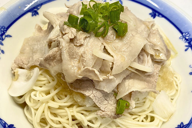 【DAIGOも台所】豚しゃぶのとろろ酢そうめんのレシピ そうめんアレンジ料理