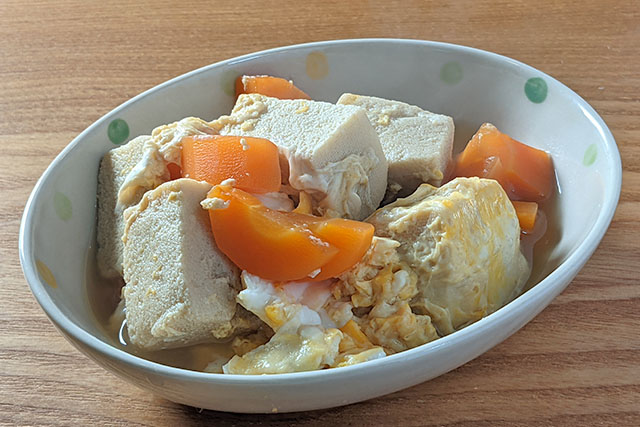 【DAIGOも台所】高野豆腐と鶏のゴマ煮のレシピ 練りごまが隠し味