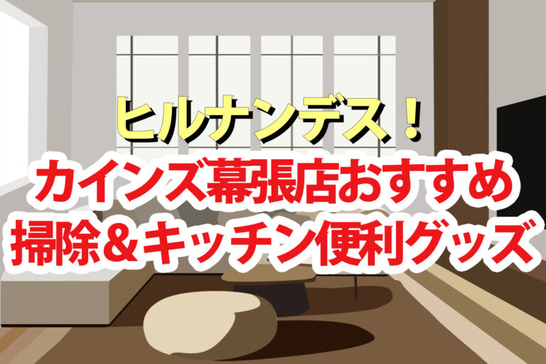【ヒルナンデス】カインズ掃除＆キッチン便利グッズまとめ(2025年5月13日)