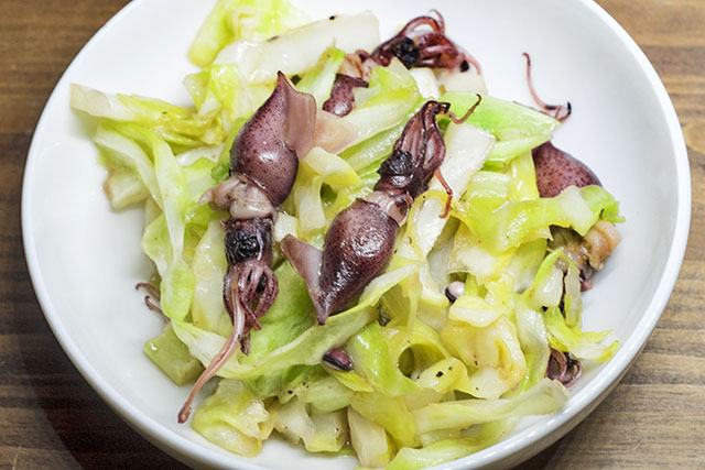 【相葉マナブ】ホタルイカのレタス炒めのレシピ 茨城県坂東市のレタス農家直伝