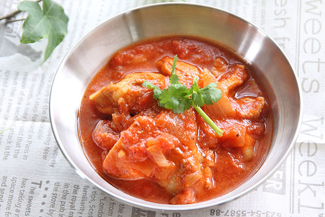 【きょうの料理】フレッシュトマトのバターチキンのレシピ 舘野鏡子さんの鶏肉料理