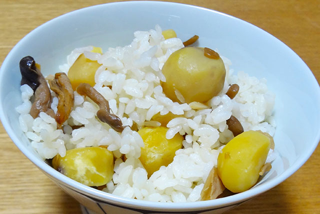 【ZIP】具だくさんアレンジ栗ご飯のレシピ かさ増し炊き込みご飯アレンジ料理