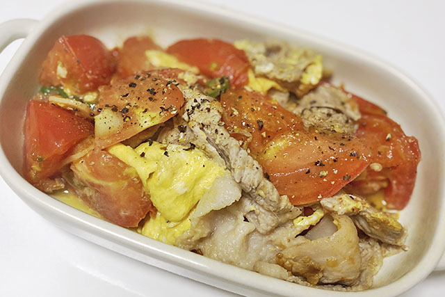 【あさイチ】豚肉トマト卵炒めのレシピ(きじまりゅうた)朝イチみんなゴハンだよ