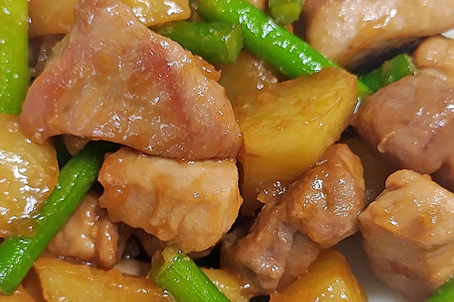 【DAIGOも台所】豚肉とじゃがいもの黒こしょう炒めのレシピ