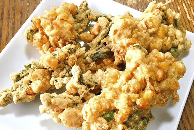 【DAIGOも台所】新生姜のかき揚げのレシピ 豚バラとアスパラで