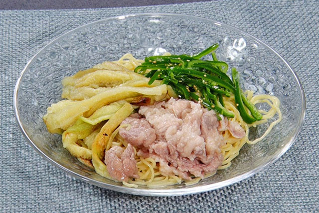 【DayDay】豚こまのとぅるんとぅるん冷やし中華のレシピ 亜希のざっくりキッチン