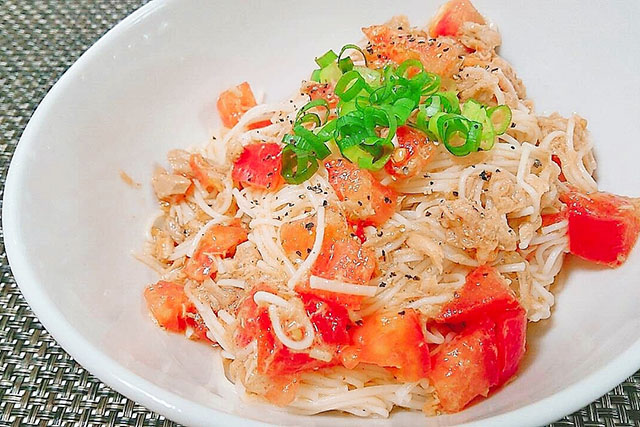 【ヒルナンデス】冷凍トマトそうめんのレシピ(南野陽子)そうめんアレンジ料理