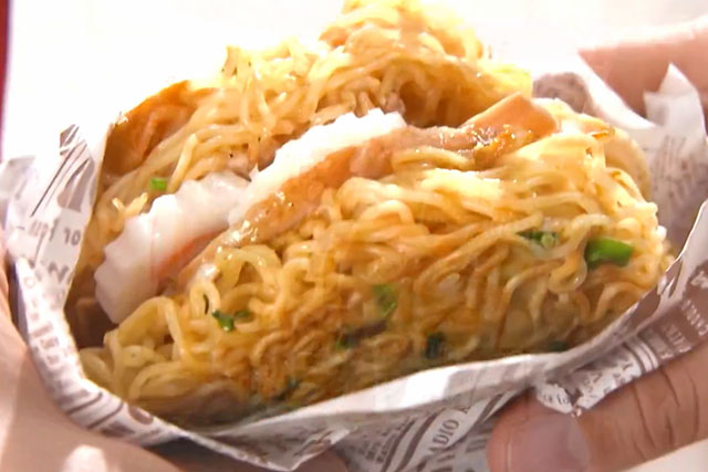 【ジョブチューン】チャルバーガーのレシピ(明星食品)チャルメラ醤油ラーメンアレンジレシピ