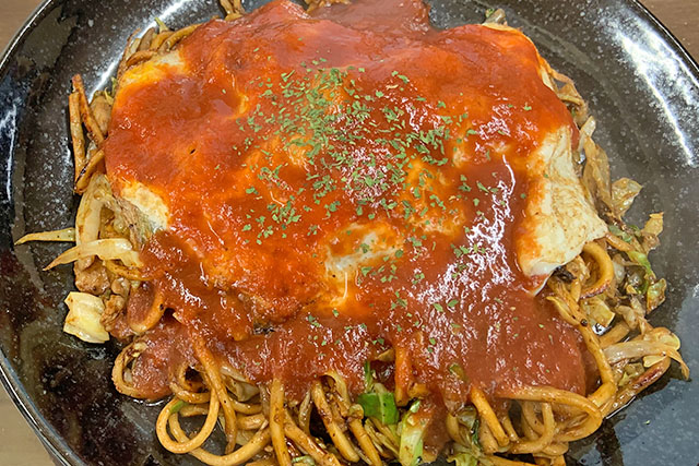 【ラヴィット】インディアントマト焼きそばのレシピ 東京ホテイソンたけるさんアレンジ焼きそば料理