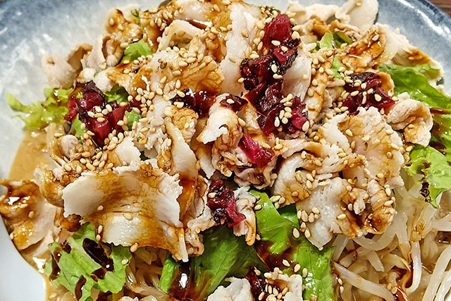 【きょうの料理】蒸し豚とレタスのオイスターごまだれのレシピ 市瀬悦子さん豚肉料理