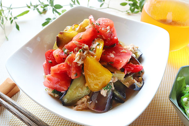 【きょうの料理】夏野菜のツナ炒めのレシピ 山本麗子さん夏野菜料理