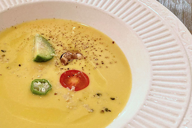 【あさイチ】夏野菜たっぷりじゃがいもの冷製スープのレシピ(電子レンジ/大宮勝雄)朝イチみんなゴハンだよ