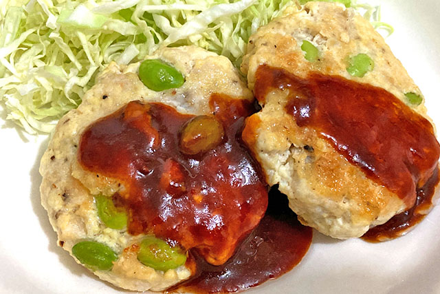 【相葉マナブ】枝豆と挽き肉のハンバーグのレシピ 神奈川県藤沢市の枝豆農家直伝