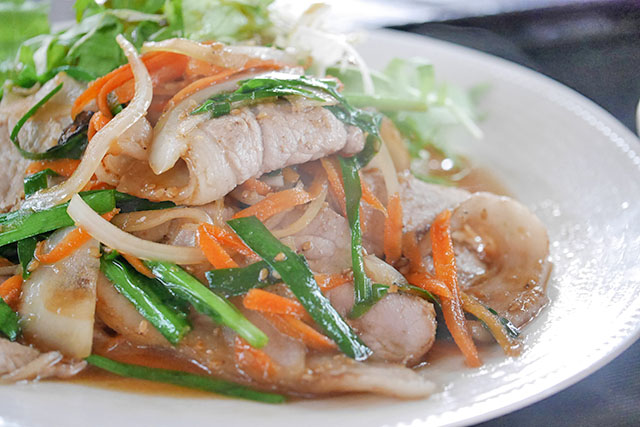 【きょうの料理】2%漬け野菜と豚バラの簡単炒めのレシピ 小田真規子さん夏ごはん