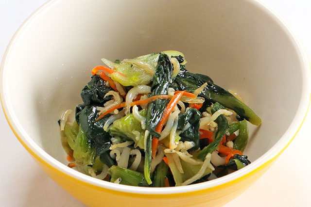 【きょうの料理】ほうれん草とちりめんじゃこのおひたしのレシピ 小西雄大シェフだしいらずの涼レシピ