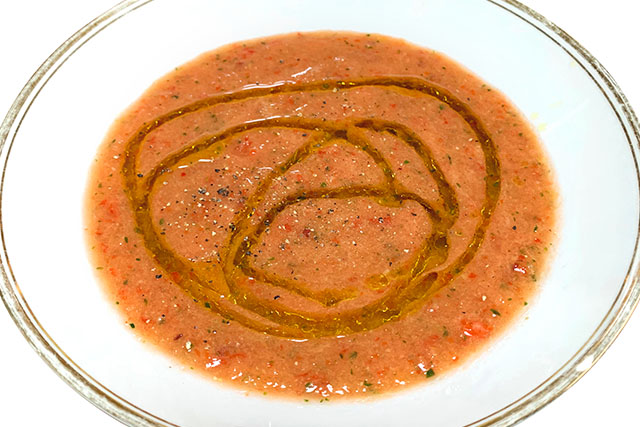 【きょうの料理】トマトの冷製スープのレシピ 井上勝人シェフのトマトアレンジ料理