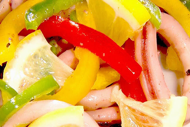 【ウワサのお客さま】イカのさっぱりレモンバター炒めのレシピ(7月18日)レジェンド寮母の村野明子さんラグビー飯料理