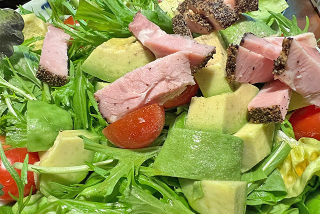 【DAIGOも台所】ジンジャードレッシングのサラダのレシピ アボカドとほうれん草で