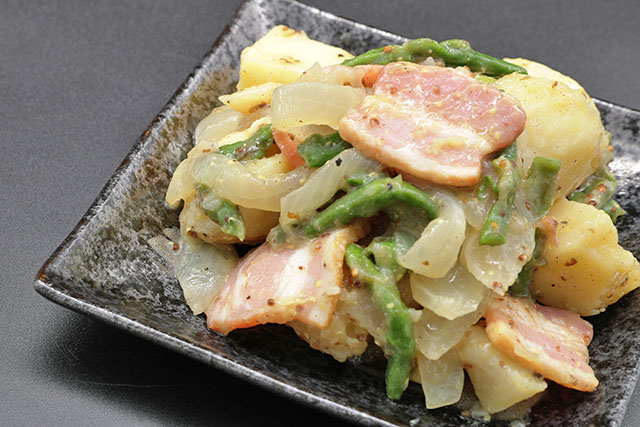 【相葉マナブ】じゃがいもとベーコンの醤油ガーリック丼のレシピ 北海道十勝音更町の新じゃがいも農家直伝