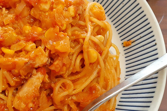 【きょうの料理】コンビーフとコーンの缶缶パスタのレシピ 日高良実シェフ夏の麺