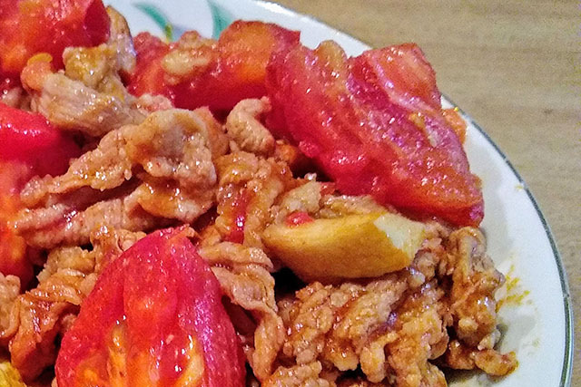 【きょうの料理】カリカリ豚とトマトの甘酢和えのレシピ 吉川愛さん夏のシンプル和食