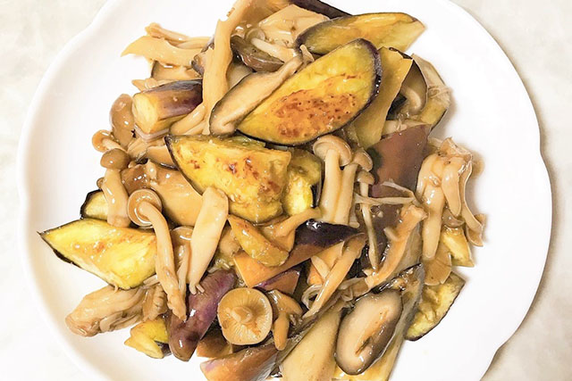 【きょうの料理】なすときのこのバター生姜焼きのレシピ 野本やすゆきさん秋なす料理