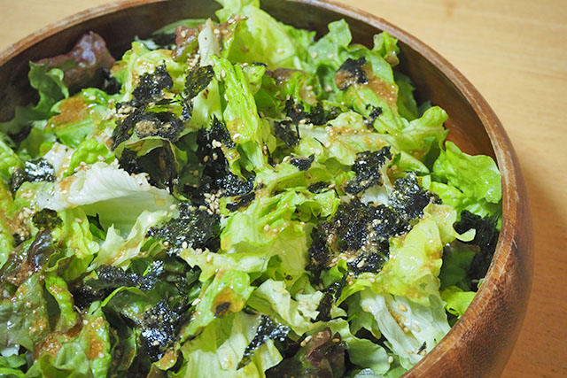 【あさイチ】万能海苔ドレッシングのサラダのレシピ(しらいのりこ)朝イチみんなゴハンだよ