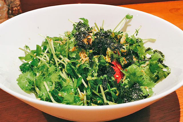 【あさイチ】豆苗海苔ごまサラダのレシピ(市瀬悦子)朝イチみんなゴハンだよ