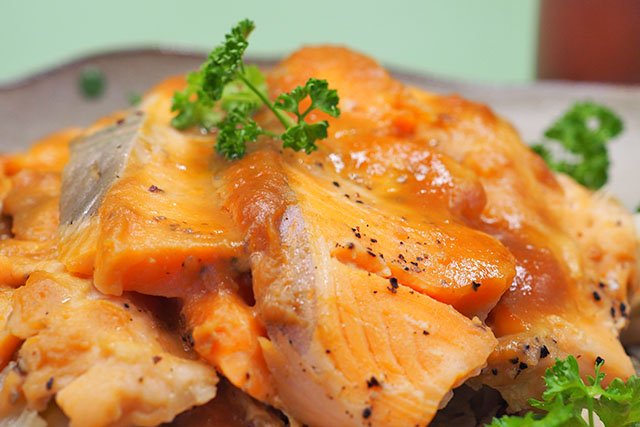 【DAIGOも台所】レンジで鮭の甘酢ダレのレシピ 山本ゆりさんの簡単料理