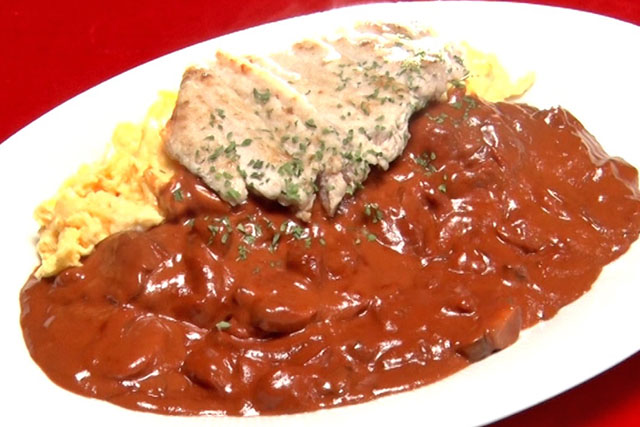 【ぐるナイ】ポークステーキオムハヤシのレシピ 鉄人シェフの中村和成シェフと料理対決