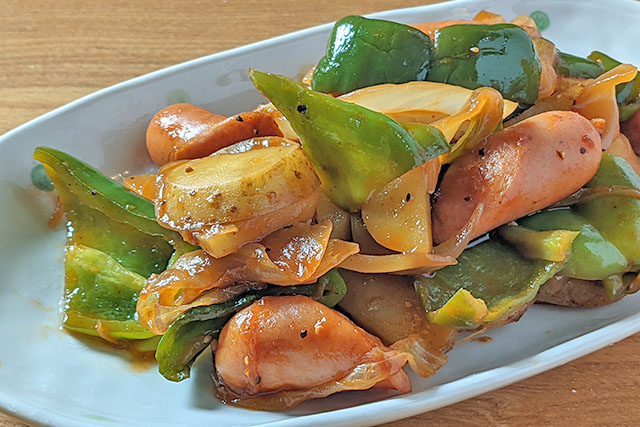 【相葉マナブ】ピーマンとソーセージとじゃがいも炒めのレシピ 神奈川県川崎市麻生区のピーマン農家直伝