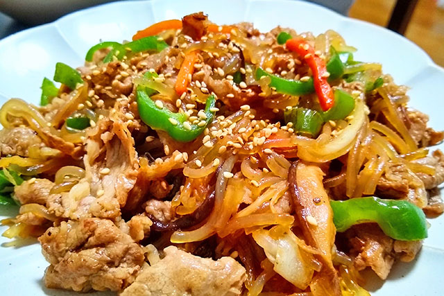 【きょうの料理】春雨入りプルコギのレシピ ジョンキョンファさん野菜たっぷり韓国おかず