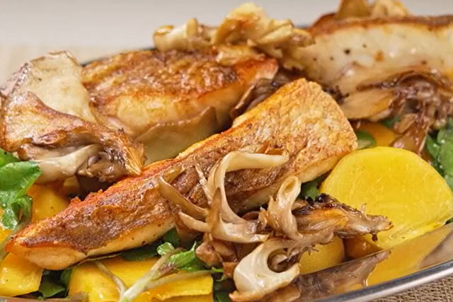 【沸騰ワード10】秋のサラダの作り方(鯛＆まいたけ＆柿かぼす)志麻さんレシピ(2025年10月17日)