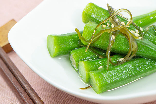 【相葉マナブ】オクラの塩昆布和えのレシピ 神奈川県横浜市のオクラ農家直伝