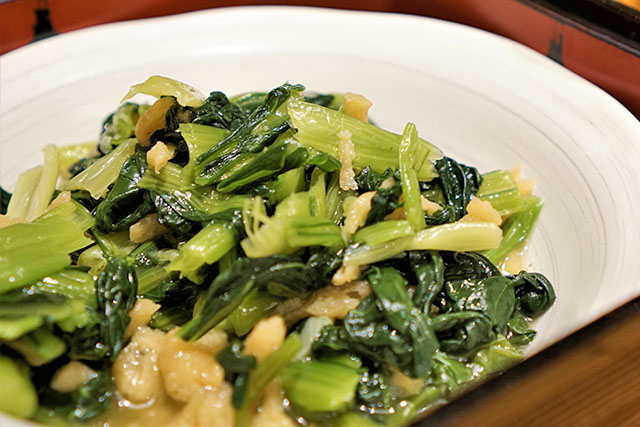 【相葉マナブ】落花生と小松菜炒めのレシピ 埼玉県松伏町の落花生農家直伝